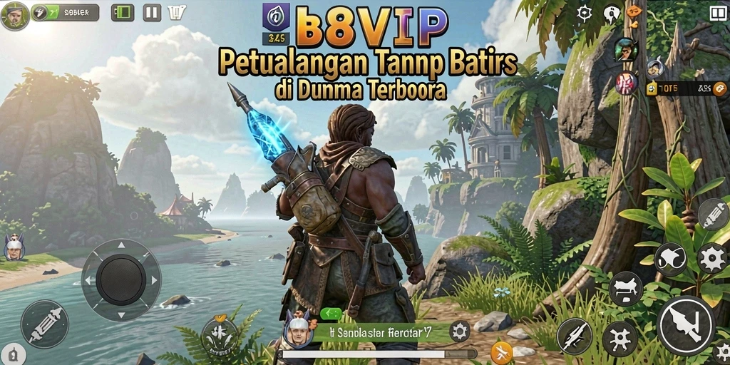 Tampilan menakjubkan dari gameplay B8VIP yang menampilkan dunia Open World.