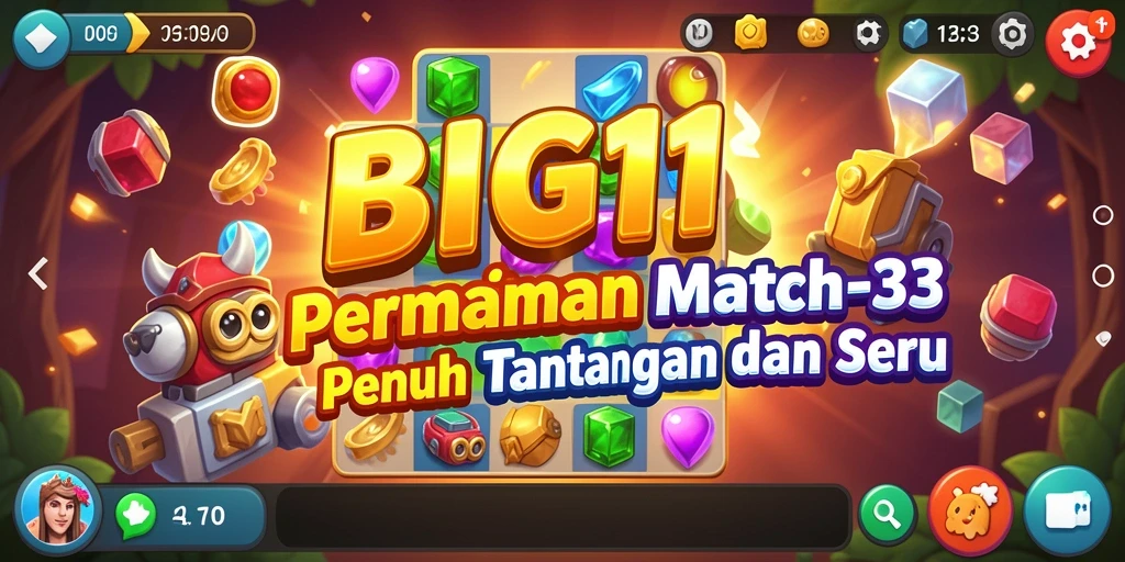 Gameplay seru dengan tantangan Match-3 yang menarik.