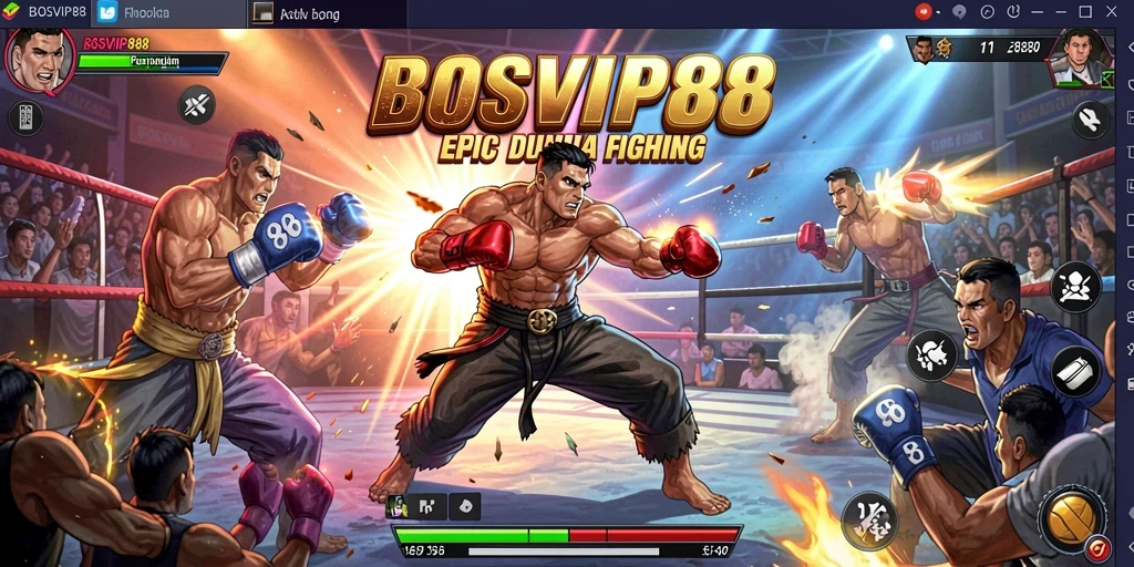 Tampilan gameplay BOSVIP88 yang seru dan menegangkan.
