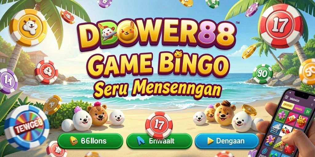 Screenshot gameplay DOWER88 menampilkan suasana seru permainan Bingo.