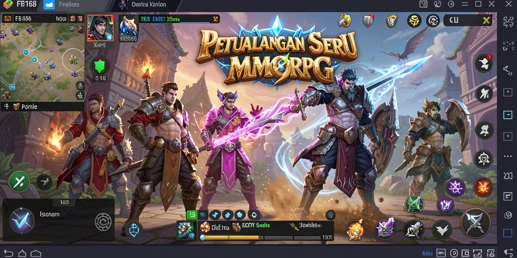 Tampilan gameplay <strong>FB168</strong> yang menakjubkan dan penuh aksi.