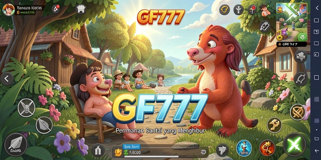 Tampilan screenshot GF777 menampilkan gameplay santai yang menghibur.