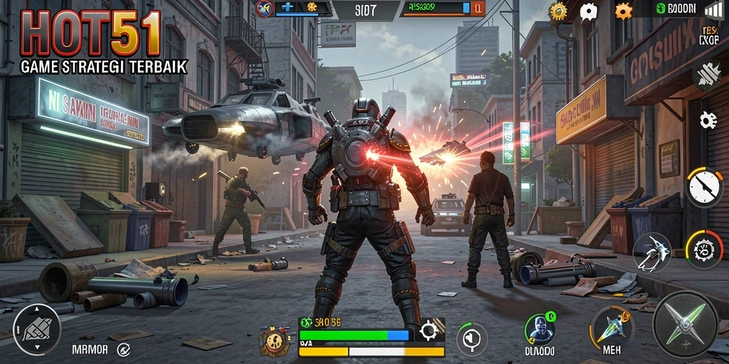 Gameplay strategis yang menegangkan dan menarik di HOT51.