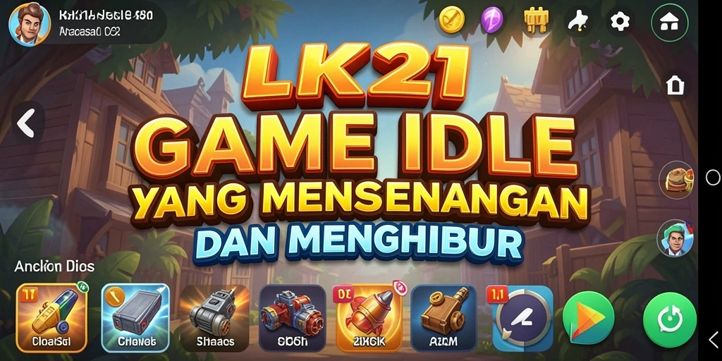 Tampilan gameplay Idle LK21 yang menyenangkan dan menarik.