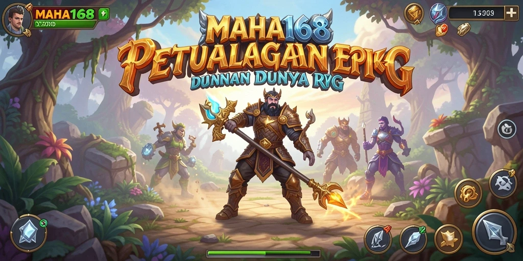 Tampilan mendalam dari gameplay MAHA168 dengan petualangan RPG yang seru.