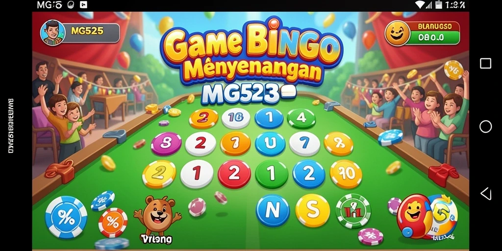 Tampilan gameplay Bingo yang seru dan menegangkan di MG525.