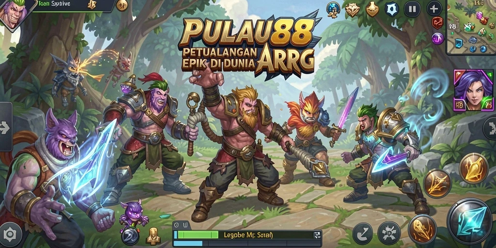 Gameplay seru dan mendebarkan di dunia PULAU88.