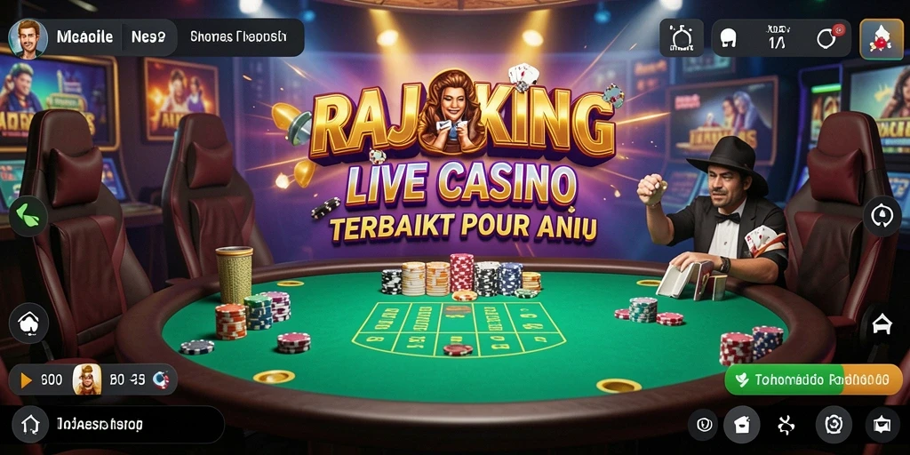 Tampilan menarik dari gameplay RAJAKING yang interaktif dan menggembirakan.