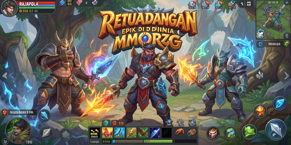 Tampilan mendebarkan dari gameplay RAJAPOLA yang seru.
