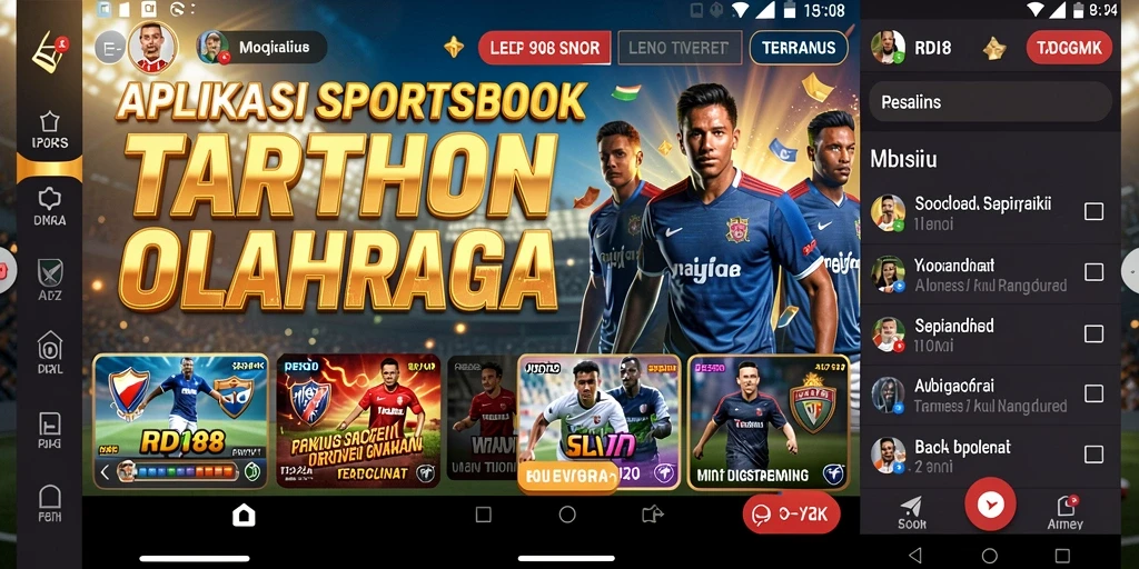 Screenshot <strong>RDI88</strong> yang menampilkan fitur live betting dan antarmuka yang responsif.