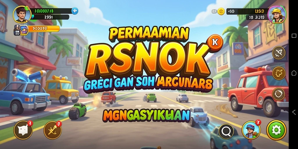 Tampilan gameplay seru RSNOK dengan aksi dinamis.