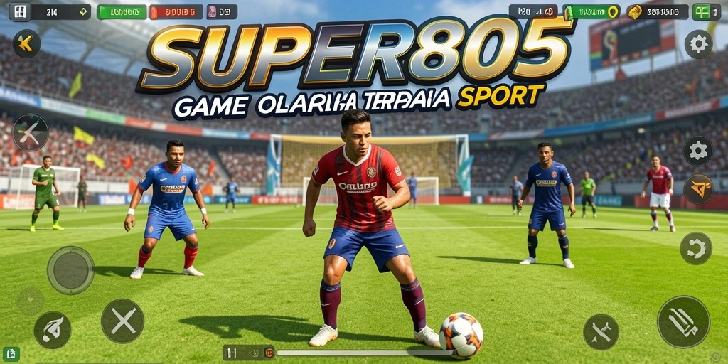 Gameplay menarik dalam SUPER805 yang penuh aksi olahraga.