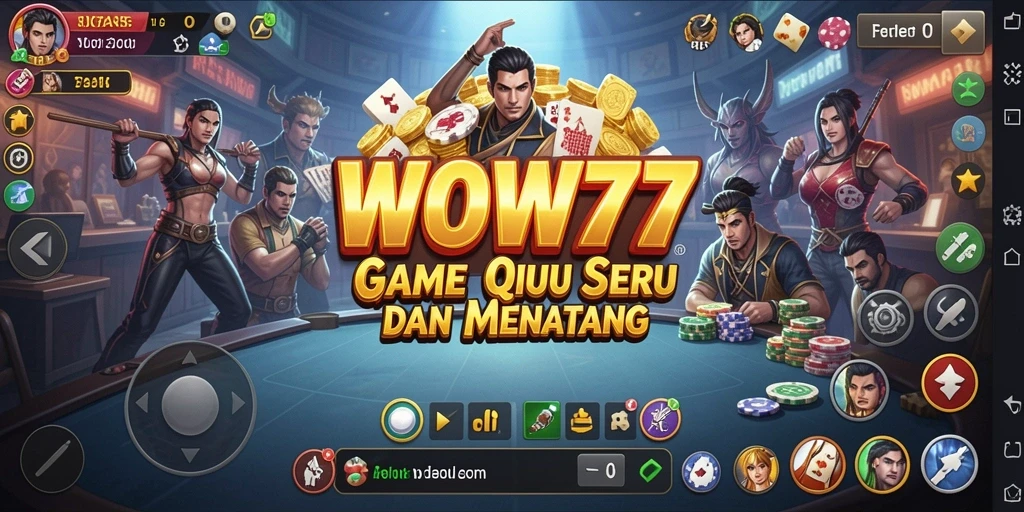 Tampilan gameplay QiuQiu yang menggugah selera.